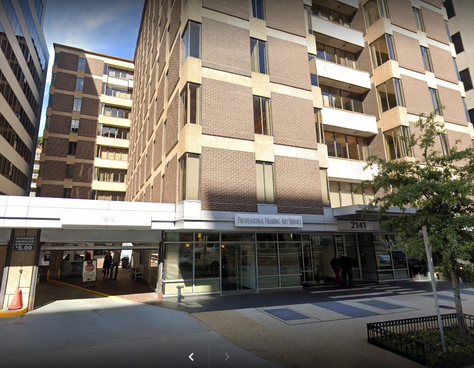 Outside of building - Professional Hearing Aid Services Washington DC