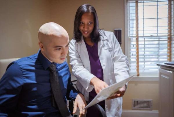 Dr. Prince w/ pt