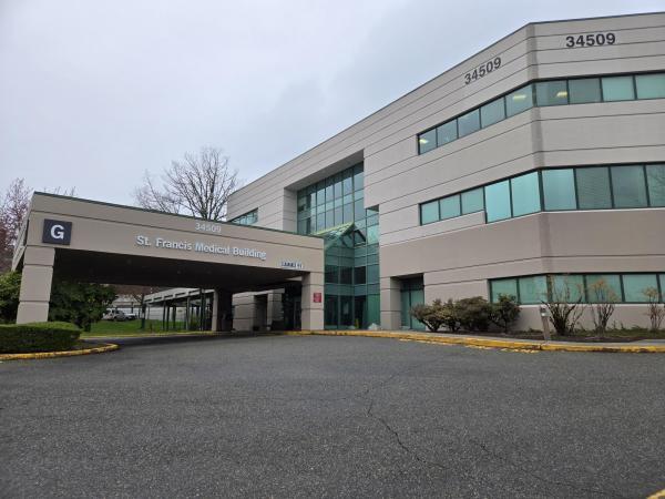 . Francis Medical Building G. We are on the second floor, suite 203A