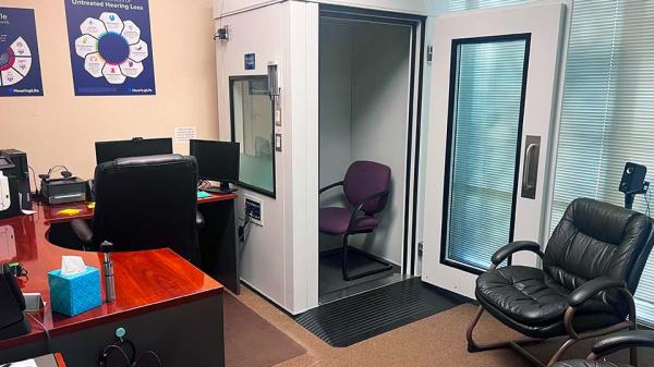 Soundproof Testing Booth