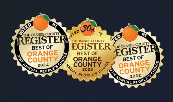 Voted #1 - 3 Years in a row for Best Place to Buy Hearing Aids by OCRegister Voters