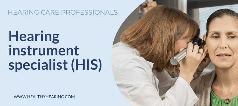 Illustration that asks 'what is a hearing instrument specialist?